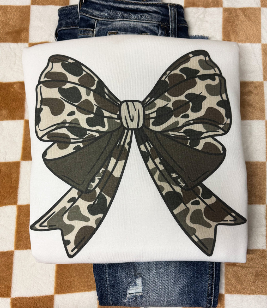 Camo Bow- Sublimation
