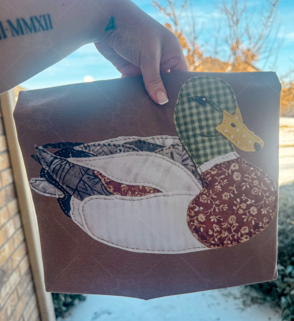 Brown Mallard FAUX patchwork DEAL- Multiple Styles