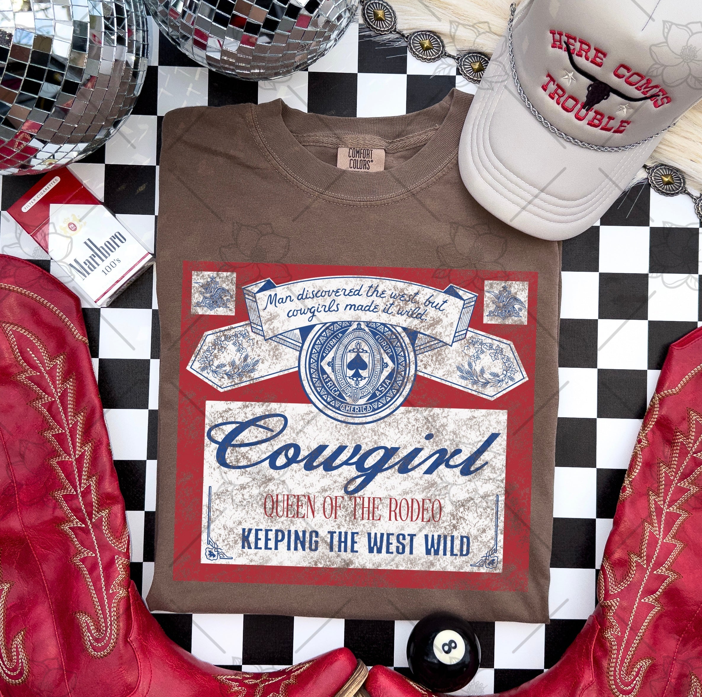 Cowgirl Queen of the Rodeo - Multiple Styles