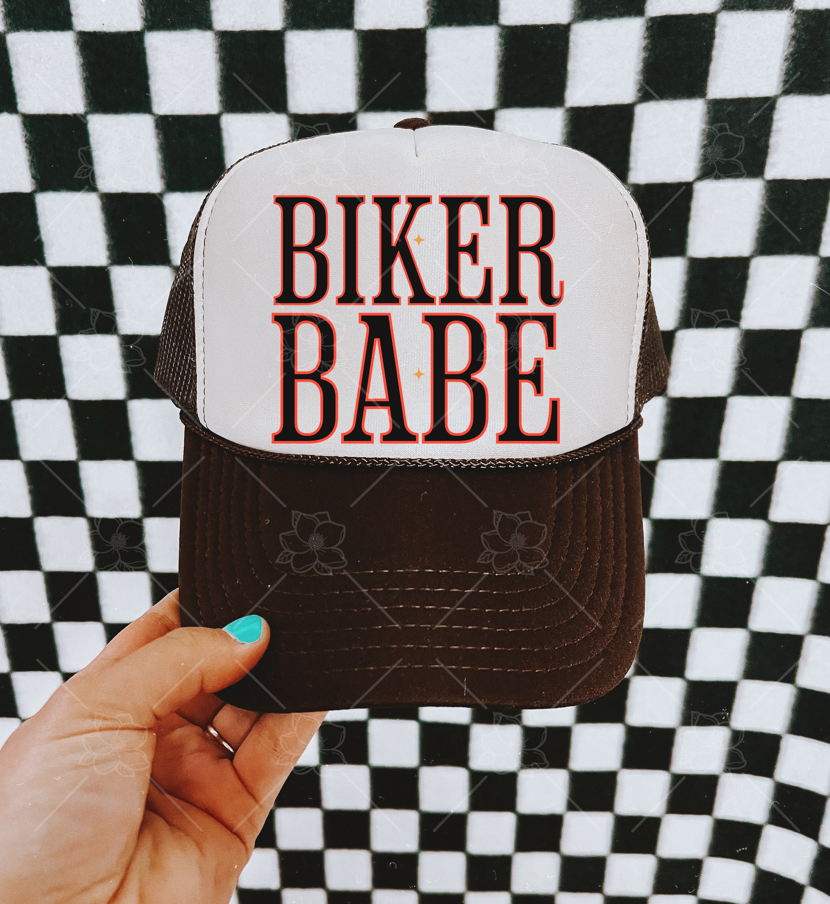 Biker Babe Trucker Hat