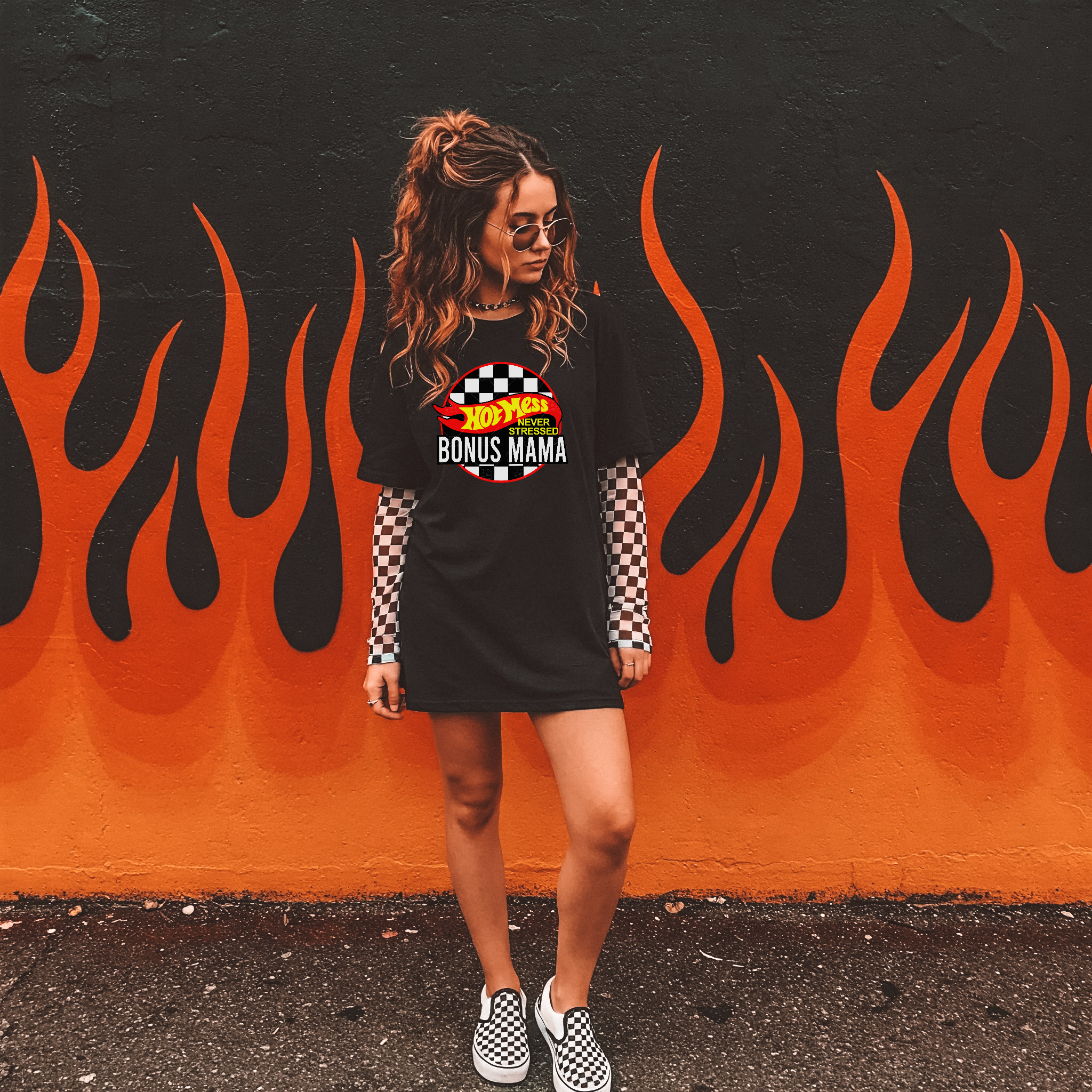 Hot mess, stressed bonus mama- Multiple Styles