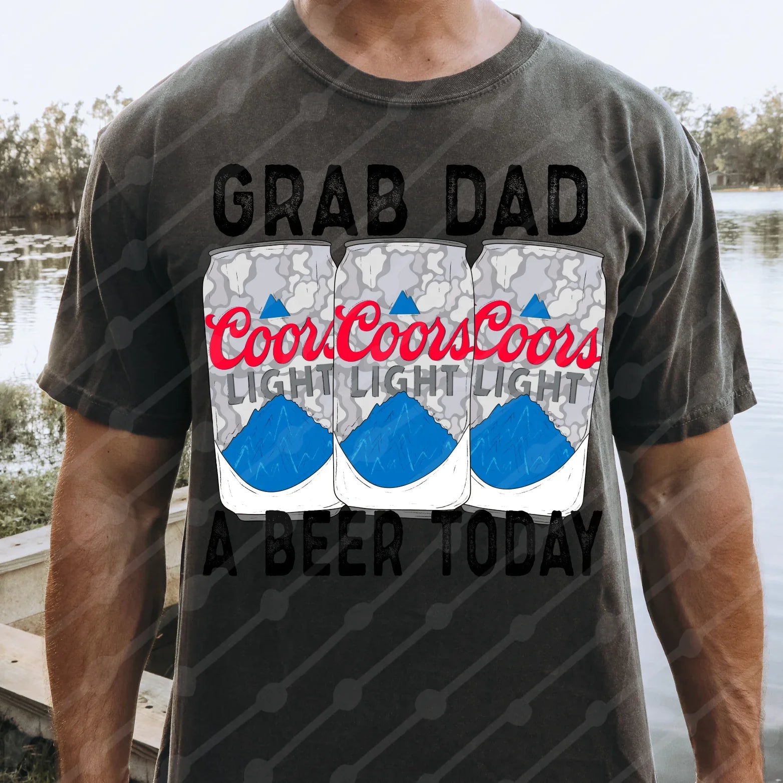Grab Dad a beer today tee or sweatshirt